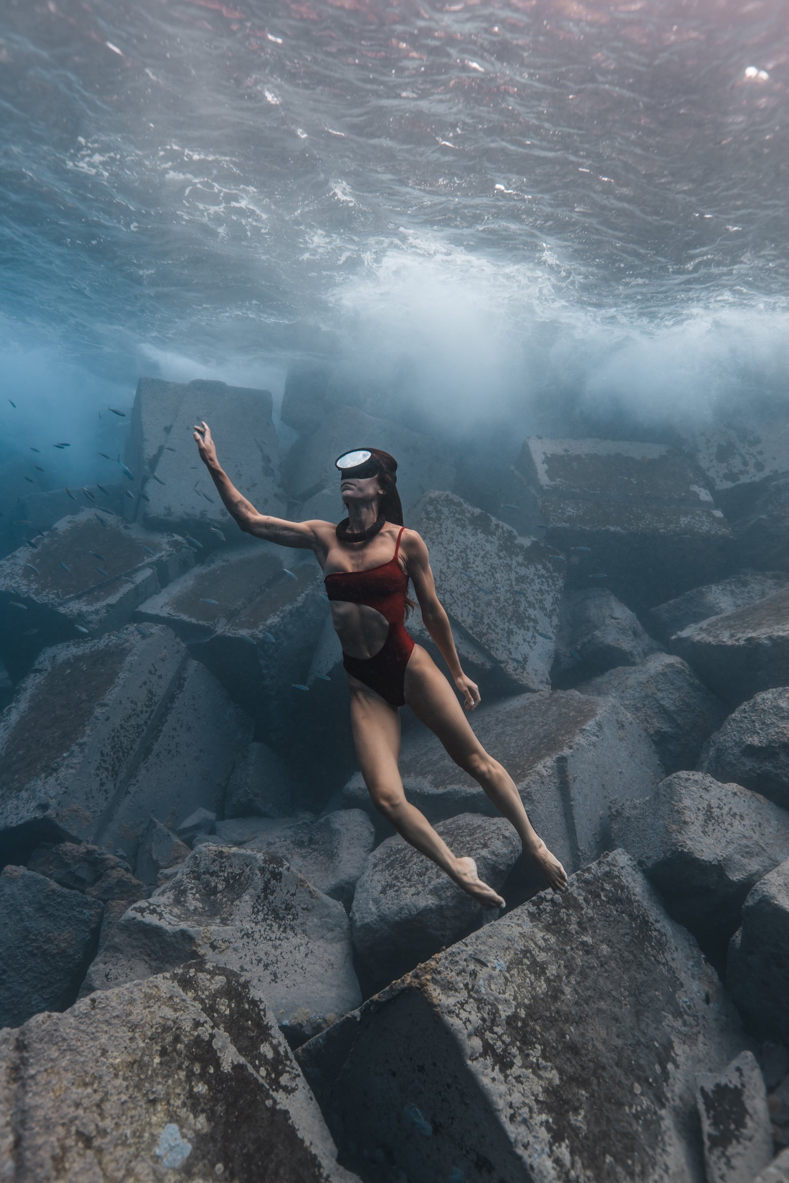 Fotografía artística de apnea por Alessio Sera