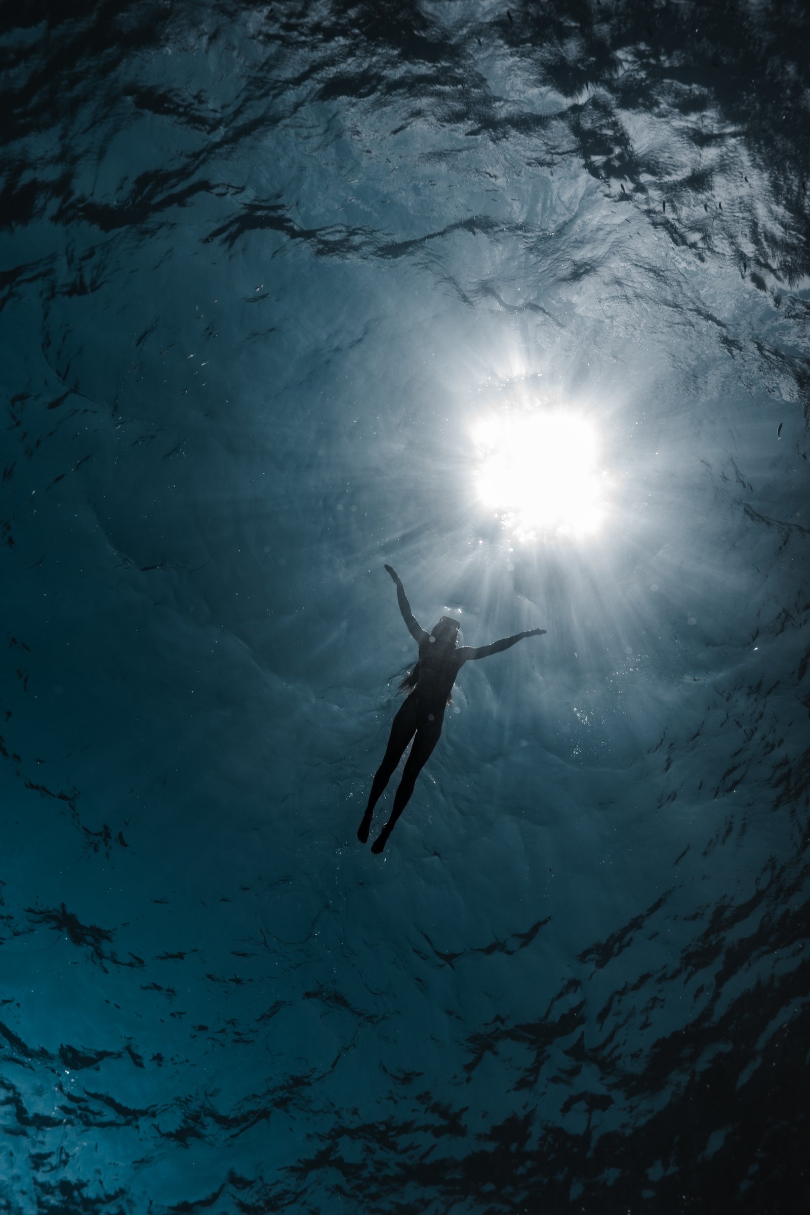 Fotografía artística de apnea por Alessio Sera